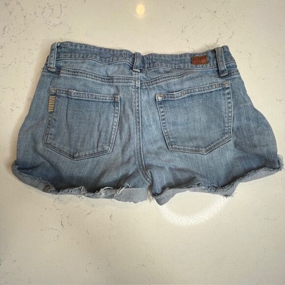 Paige Jimmy Jimmy Distressed Jean Shorts Size 26 - Picture 6 of 11